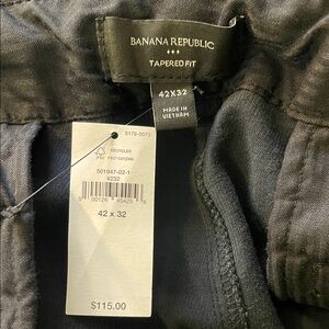 Banana Republic Tapered Fit Pants - Dark Gray